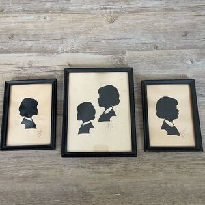 Vintage Art silhouette 1940s